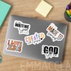 (3PCS) Football Mom Sticker - Waterproof Vinyl Decal for Laptops,