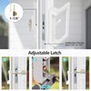 MaxxGeek Sliding Patio Door Handle Set with Key Cylinder and