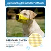 Soft Mesh Dog Muzzle 2-Pack, No Bite Escape-Proof Design, Breathable