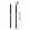 Guapa 12Pcs Slim Eyebrow Pencil with Brush – 2mm Fine