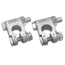 Ampper Military Spec Battery Terminal End, Top Post Battery Terminal Set for Marine ...