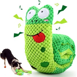 Sunshine smile Dog Toy, Dog Squeaky Toy with Crinkle Paper, Plush Toy, Dog Plush Chew Toy
