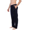 Gioberti Mens Super Soft Plush Pajama Pants, Navy, Small