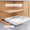 Seinloes 2 Pack Pull Out Cabinet Organizers 21"Deep with Raising