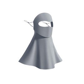 TREWXS 360° Full Face Cover, 99% UV Protection, Over 99% Contact Cool, Sun Protection Face Cover - Hidden Mouth Opening Design, Super Breathable, Protects Your Neck | Black Cane | UV Protection Mask |