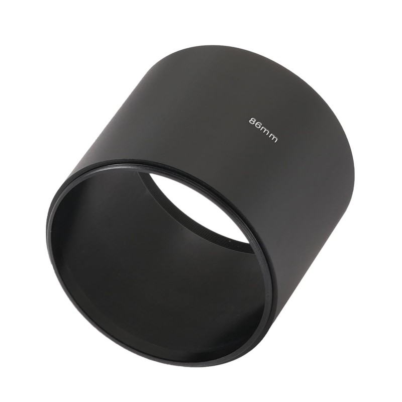 FocusFoto 86mm Long Metal Telephoto Tele Lens Hood Shade