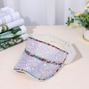 Bling Shiny Rhinestone Sports Sun Visor Hat for Women Summer