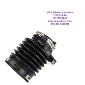 Engine Air Intake Hose for Select 2010–2014 TL/TSX/Accord/Crosstour 3.5L V6 | Air Cleaner to Engine | Replaces 696-051