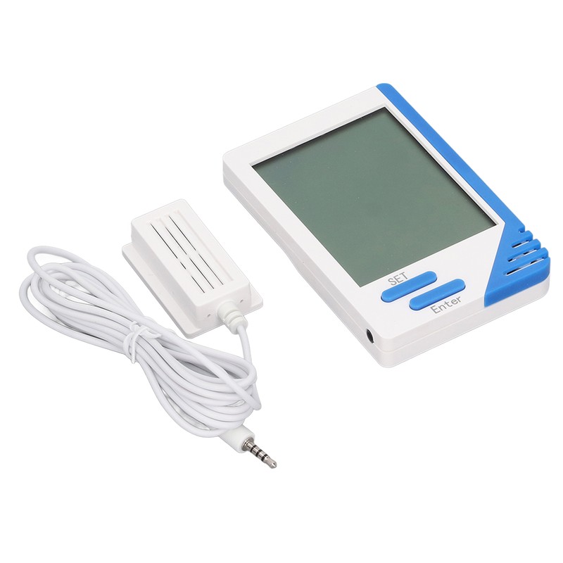 Indoor Outdoor Thermometer Hygrometer Digital Display Temp Humidity Monitor with