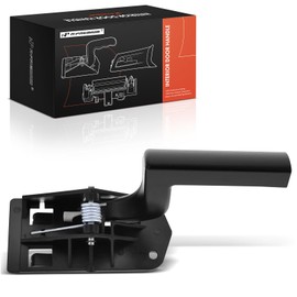 A-Premium Front or Rear Right Passenger Side Interior Door Handle Compatible with Hummer H2 2003-2009, Textured Black, Replace# 15186043