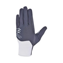 AK Equestrian Perfo Fit Amareta Suede Horse Riding All Season Multifunctional Gloves AKRS-8392 (Black/Grey, S)