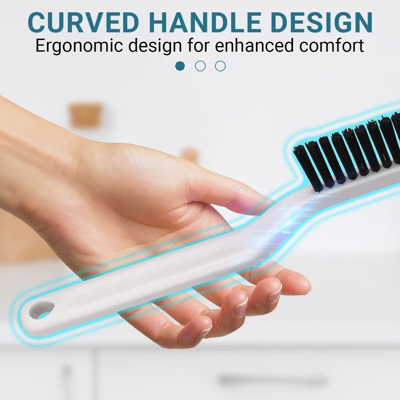 11PCS Crevice Cleaning Brush Set, Hard Bristle Gap Cleaning Tool,