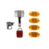 Bicycle Spoke Reflector Set Cat Eyes Bell StVZO