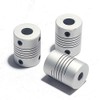 POWERTOOL 5PCS Flexible Shaft Couplings, 6.35mm x 8mm Aluminum Alloy