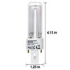 Osram HNS S 5 Watt G23 Puritec Germicidal Ultraviolet Lamps