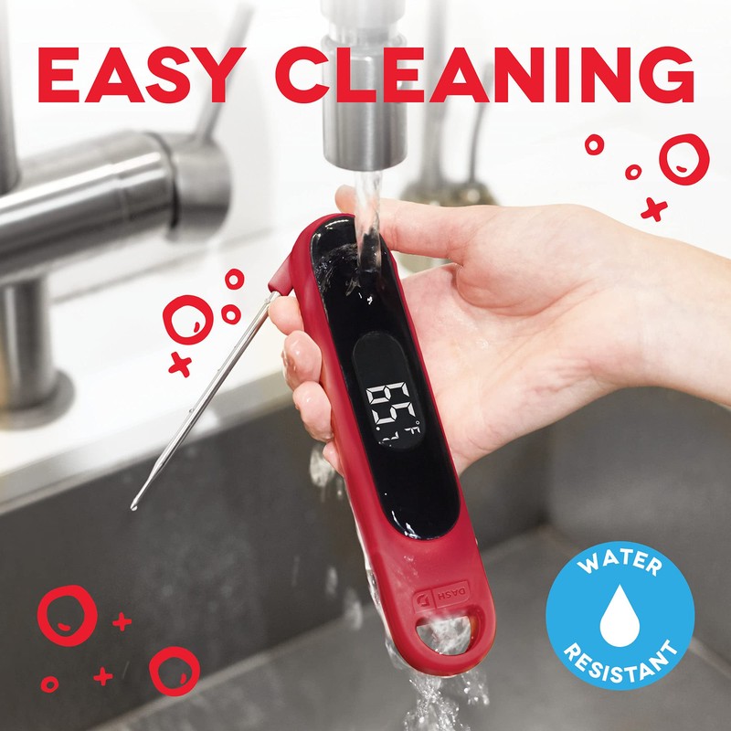 Dash Precision Quick-Read Meat Thermometer - Waterproof Kitchen and Outdoor