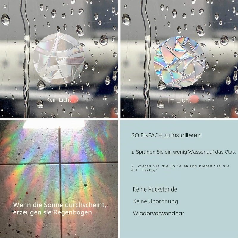 EONBES 48 Pieces Anti-Collision Window Stickers to Prevent Bird Strikes
