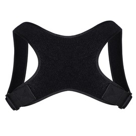 Yyyuluo Comfortable Back Support Posture Corrector Adjustable Back Straightener Support Neck, Shoulders, Upper Back Correction for Men and Women, Black