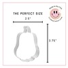 Tall Pumpkin Cookie Cutter 3.75 Inch - Made in the