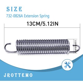 732-0826A Extension Spring Compatible with MTD Cub Cadet Craftsman Lawn Tractor 732-0826 Lawn Mowe (2 Pack)