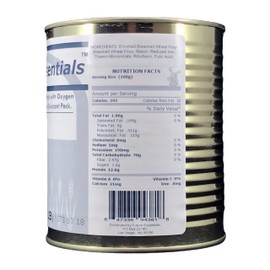 Future Essentials All Purpose White Flour #2.5 Can/16 oz per can 100% natural whole grain wheat flour rich in protein and High Nutritious, Non GMO and long term storage canned food (12 CANS)