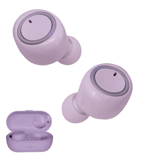 TrueBuds Slick - Auriculares inalámbricos: diseño elegante, Bluetooth 5.0, compatible