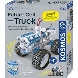 Kosmos KOSMOS 620745 Future Cell-Truck, Entdecke Innovative Brennstoffzellen-Technik. Bausatz für Spielzeug-Geländewagen mit emissionsfreier Energie, Experimentierkasten für Kinder ab 8-12 Jahre, Fahrzeug