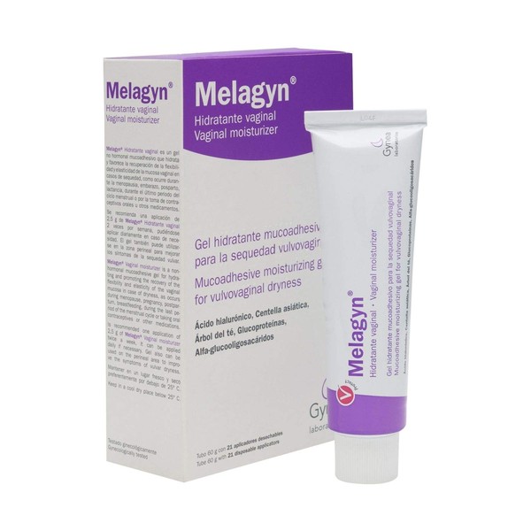 Melagyn Moisturising Vaginal Gel 60g - Recovery of Elasticity and Flexibility of The Vaginal Mucosa - Against Dryness and Itching