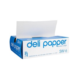 Durable Packaging 10" x 10 3/4" Interfolded Deli Wrap Wax Paper