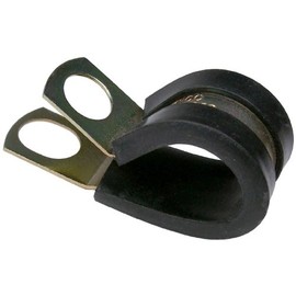 Pico 7520PT 1" ID Rubber Insulated Clamps 5/8" Zinc Plated Steel with 3/8" Mounting Hole 7 per Package