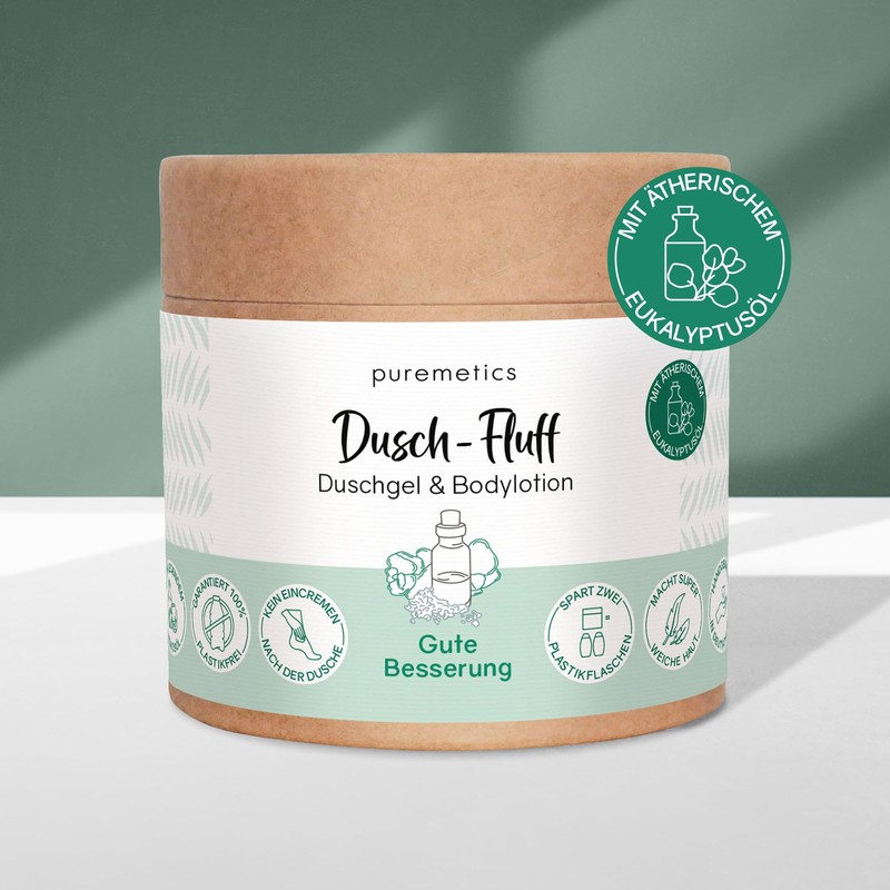 Shower Fluff 'Get Soon' | Dush Gel and Body Lotion