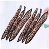 FOMIYES 12pcs Leopard Print Hair Curlers Soft Sponge Hair Rollers