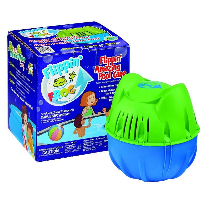 FROG Flippin’ FROG Floating Pool Sanitizer System for 2,000-5,000 Gallons