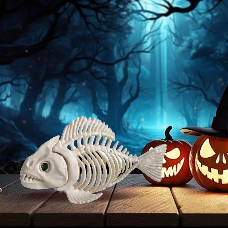 Halloween Animal Skeleton Decor Halloween Decorative Horrible Cow Bat Spider