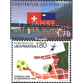 Liechtenstein 1171-1172 (complete.issue.) fine used/cancelled 1998 75 years Zollvertrag (Stamps for collectors) Soccer