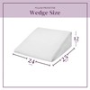 CirclesHome Wedge Pillow Cover 100% Cotton, Zippered Wedge Pillow Case