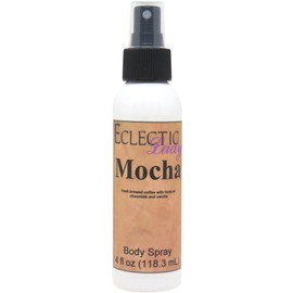 Eclectic Lady Mocha Body Spray, 2 ounces, Body Mist for Women with Clean, Light & Gentle Fragrance, Cologne with Soft, Subtle Aroma For Daily Use
