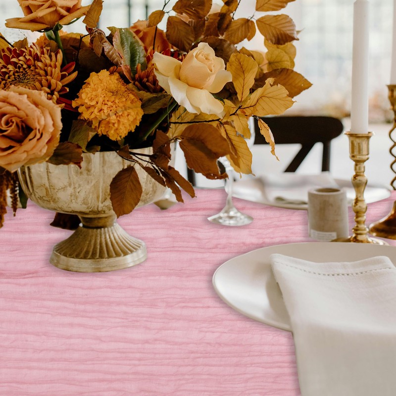 CAPASTEC Cheesecloth Table Runner, Rustic Cheesecloth Table Runner for Wedding