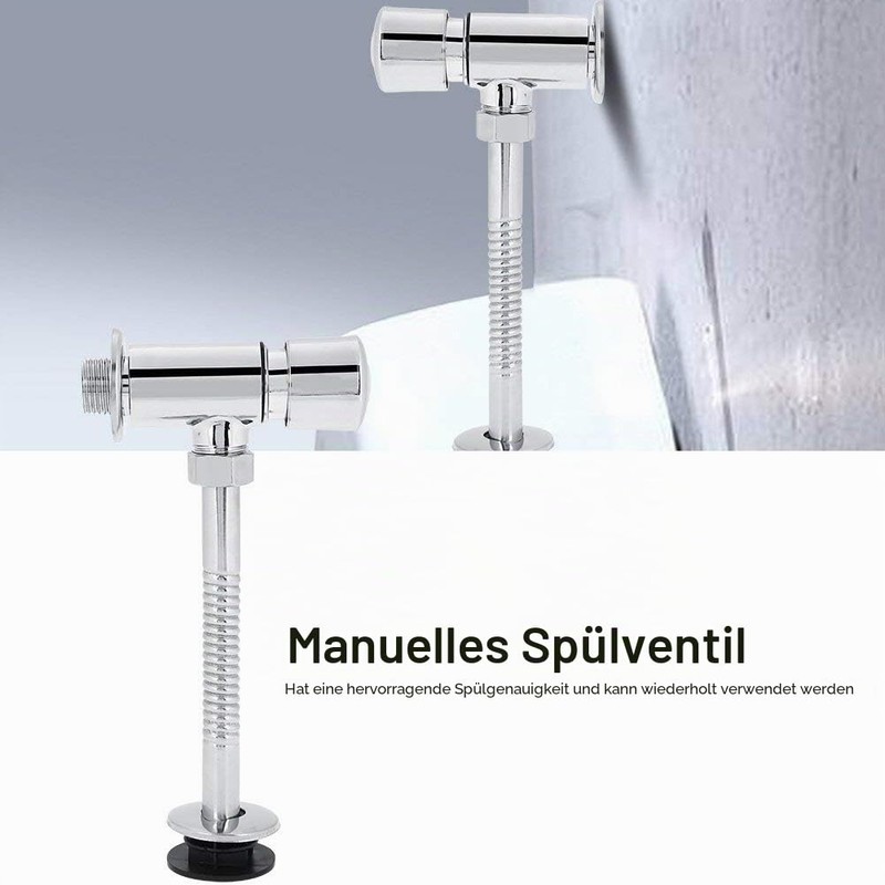 Fdit Urinal Flush Valve Toilet Urinal Flush Valve Chrome Wall