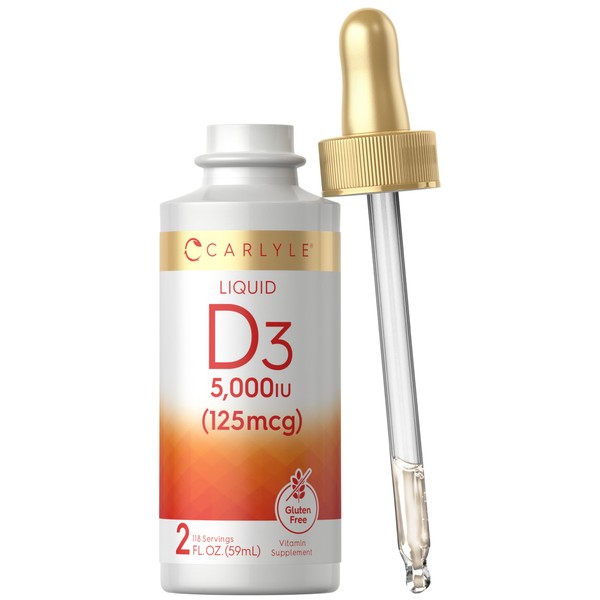Carlyle Carlyle Liquid Vitamin D3 | 5000 IU (125 mcg)