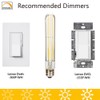 Leadleds T10 LED Bulb 60 Watt Equivalent, 7.2" Long Tubular