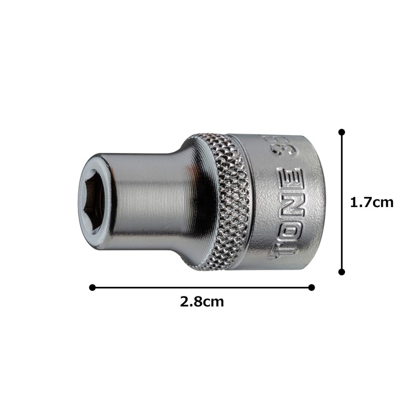 トネ(TONE) ビットホルダーソケット 3BT 差込角9.5mm(3/8") &ビット差込