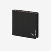 Hazzys (광주신세계)CHESTER 블랙 체크배색 소가죽 반지갑 HJWA5E281BK (Gwangju Shinsegae) CHESTER