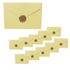 Rajjo 15 Simple Sealing Envelopes with Seal Antique Greeting Cards