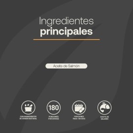 Omega 3 Aceite de Salmón (epa - Dha) 180 Cápsulas B Life