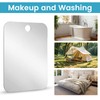 Xuzimaoyi Fogless Shaving Mirror for Shower - Lightweight Acrylic Wall