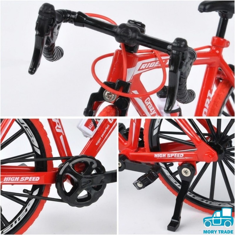 MORYTRADE Bicycle Toy Road Bike Model Diecast Car Road Racer