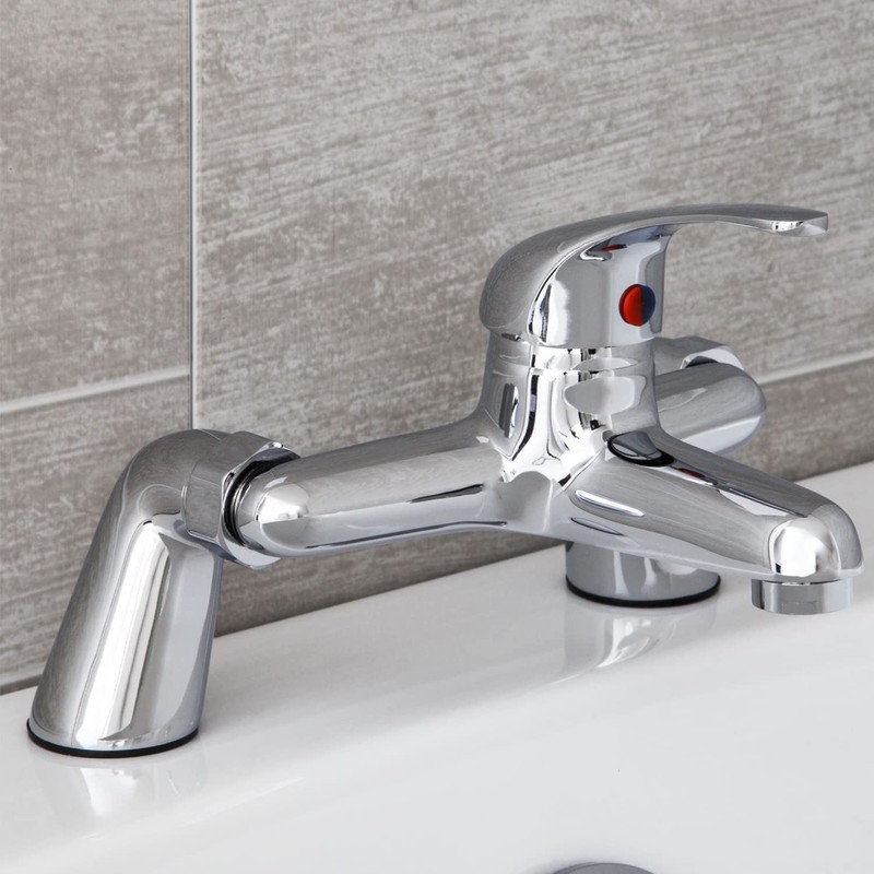 MISSMIN Deck mount shower faucet installation elbow adapter kit