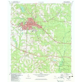 YellowMaps Quincy FL topo map, 1:24000 Scale, 7.5 X 7.5 Minute, Historical, 1982, Updated 1983, 26.9 x 22 in - Tyvek