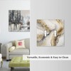 White Gold Marble 2 Gang Double Toggle Decorative Light Switch